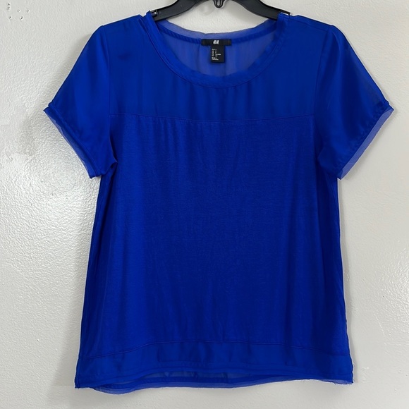 H&M Tops - H&M blue top women’s size S